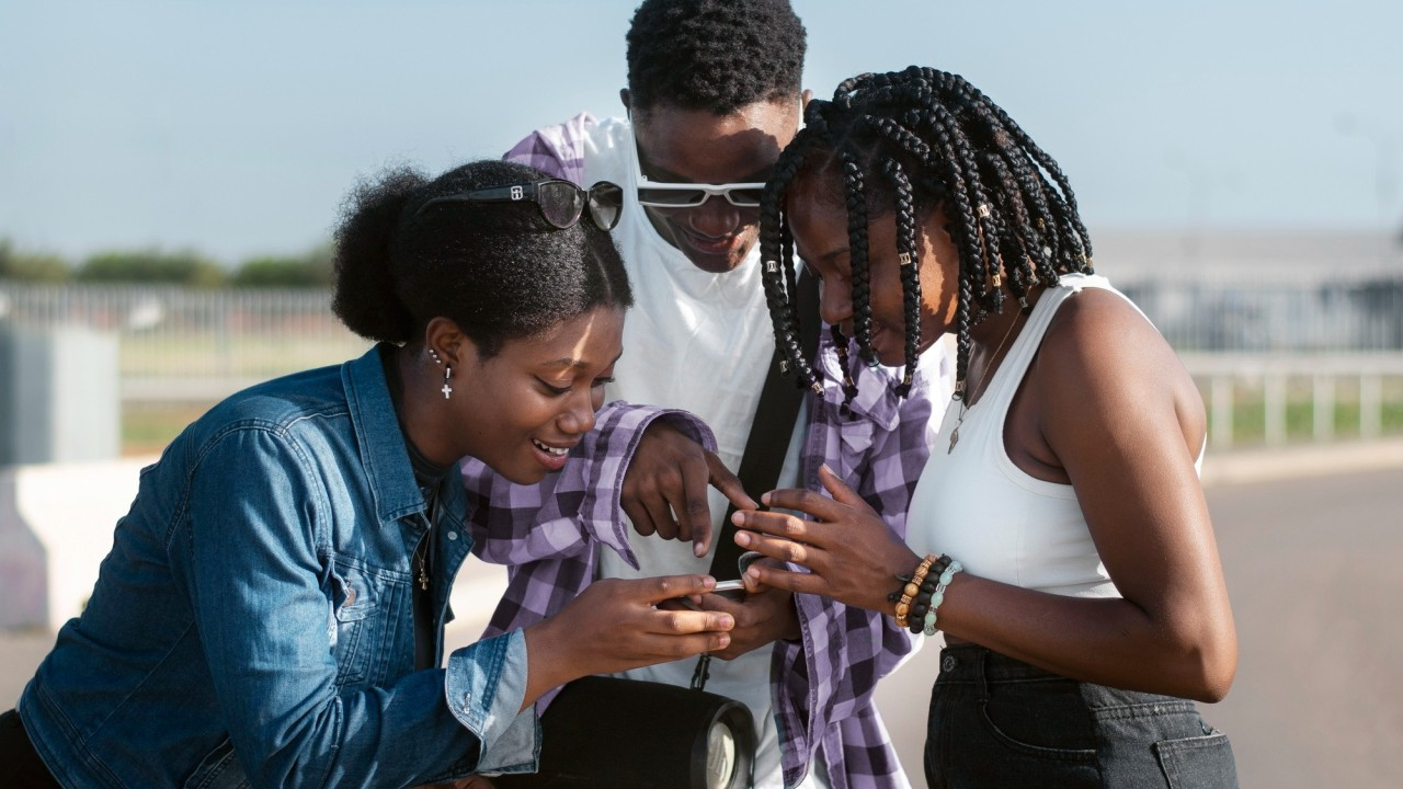 Family receiving personal remittance